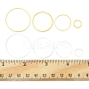 80Pcs 8 Style Brass Linking Rings KK-FS0001-15-6