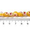 Handmade Millefiori Lampwork Beads Strands LAMP-G164-05E-4