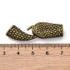 Brass Interlocking Clasps KK-D360-06AB-3