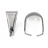 Tarnish Resistant 304 Stainless Steel Snap on Bails LS-STAS-R048-10x7mm-3