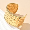 304 Stainless Steel Cuff Bangles for Women AJEW-P127-23G-3