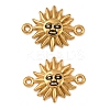 304 Stainless Steel Enamel Sun Connector Charms STAS-C150-08G-1