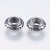 304 Stainless Steel European Beads STAS-I069-12AS-1