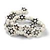 Handmade Porcelain Flower Beads Strands PORC-G006-16A-2