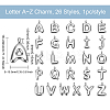 26Pcs 26 Styles 304 Stainless Steel Pendants STAS-WR0001-37P-2