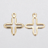 201 Stainless Steel Tiny Cross Charms X-STAS-H436-42-2