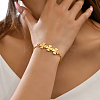 201 Stainless Steel Figaro Chains Link Bracelets EU3707-2