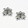 Tibetan Style Alloy Charms X-TIBE-S301-032AS-RS-1