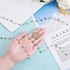 Natural Green Aventurine Chips Beaded Chains CHC-SZ0001-62I-3