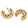 PVD Vacuum Plating 202 Stainless Steel Hoop Earring EJEW-H003-21G-03-2