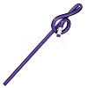 Solid Color Plastic Imitation Wood Pencil LS-PW-WG47441-03-1