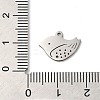 Non-Tarnish 201 Stainless Steel Pendants LS-STAS-E206-04P-06-3