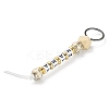 Mother's Day Wood and Plastic Beads Keychain Decorationes LS-KEYC-B016-01-3