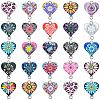 42Pcs 21 Styles Alloy Enamel Connector Charms ENAM-CJ0004-42-1