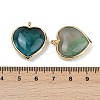 Natural Green Fluorite Pendants G-K347-10G-06-3