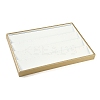 4 Rows Imitation Leather Jewelry Earring Trays CON-G023-03-1