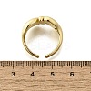 Brass Cuff Rings for Women RJEW-G347-07G-5