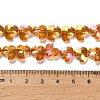 Electroplate Glass Beads Strands EGLA-P066-03A-FR02-4