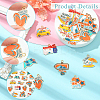 18Pcs 9 Styles Tourism Theme Alloy Enamel Pendants FIND-SC0019-21-3