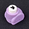 Random Single Color or Random Mixed Color Mini Plastic Craft Paper Punch Sets for Scrapbooking & Paper Crafts LS-AJEW-L051-05-1