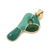 Alloy Enamel Pendants ENAM-S023-01G-P-3