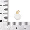 Brass Enamel Charms KK-P339-25G-01-3
