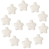 24Pcs Star Synthetic Lava Rock Beads G-PA0002-25B-1