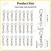 2 Sets Plating Acrylic Pendants Decoration HJEW-PH0001-59-2