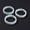 Opalite Oval Beaded Stretch Bracelet G-E010-01O-3