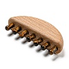 Natural Tiger Eye Scalp Massager AJEW-G058-01B-2