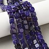 Natural Dragon Veins Agate Beads Strands G-G177-E06-05-5