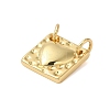Rack Plating Brass Pendants KK-S372-05G-01-2