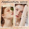 50Pcs High Luster ABS Plastic Imitation Pearl Pendants FIND-YW0009-07-6