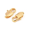 SHEGRACE Brass Lobster Claw Clasps XGR0006G-07G-2