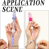 8Pcs 8 Colors Alloy Bracelet Tool Jewelry Helper Beadable Alligator Clip AJEW-YW0002-08-6