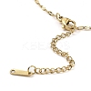 Butterfly Light Gold Brass Micro Pave Cubic Zirconia Pendant Necklaces NJEW-E105-05KCG-04-3