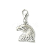 40Pcs 20 Styles Tibetan Style Alloy Pendant Decorations HJEW-AB00257-3