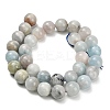 Natural Aquamarine Beads Strands G-F591-29A-12mm-02-3