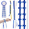 DIY Polyester Ribbon & Braided Bracelets Making Kits DIY-GA0007-96B-1
