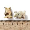 Natural Crazy Agate Carved Figurines DJEW-L023-G04-3