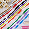 60M 12 Colors Wave Bending Fringe Trim OCOR-GF0003-47-4