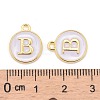 Golden Plated Alloy Charms X-ENAM-S118-01B-3