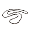 304 Stainless Steel Box Chain Necklaces NJEW-K378-17B-AS-2