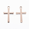 Ion Plating(IP) 304 Stainless Steel Charms STAS-H423-10RG-2
