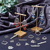   54Pcs 9 Style Tibetan Style Alloy Chandelier Components Links FIND-PH0001-52-4