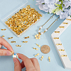 200Pcs Alloy Glue-on Flat Pad Bails FIND-SP0001-83G-3