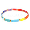 Bohemian Glass Seed Beaded Stretch Bracelets JM4508-13-1