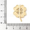 Brass Micro Pave Cubic Zirconia Pendants KK-U053-25G-02-3