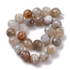 Natural Dragon Veins Agate(Dyed & Heated) Beads Strands G-K390-A09-01-4