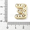 Brass Micro Pave Cubic Zirconia Pendants KK-Z108-02G-E-3
